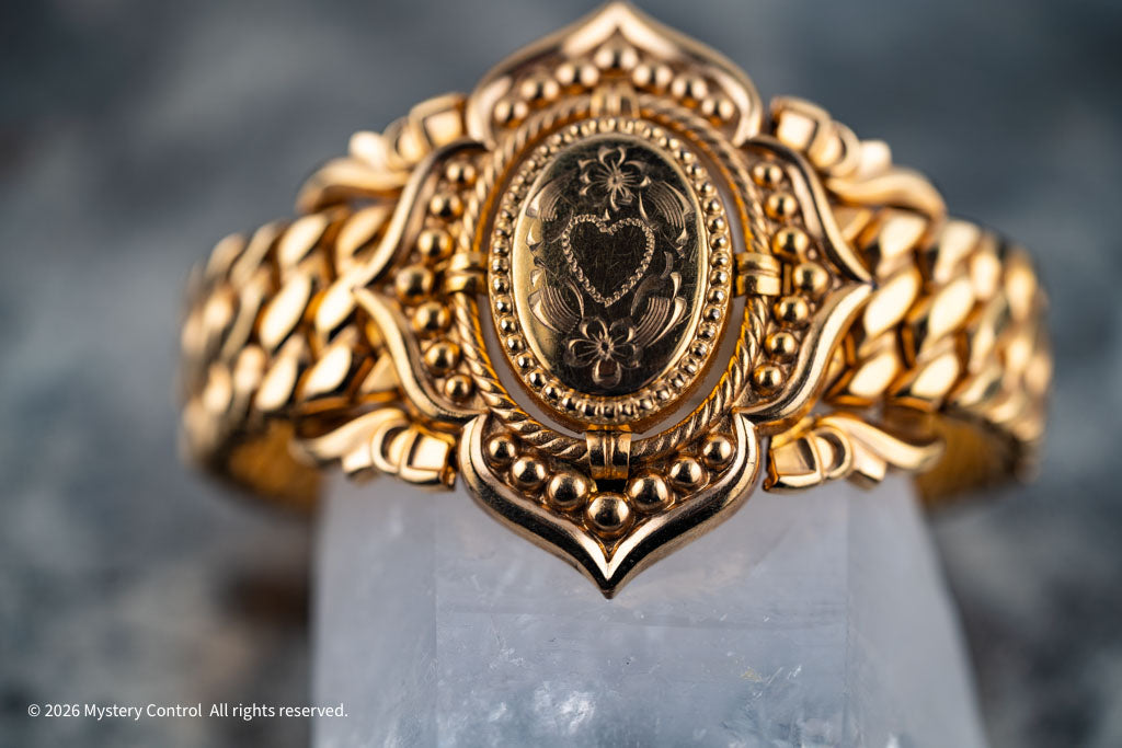 Speidel Gold-Filled Sweetheart Expansion Bracelet - 1940s