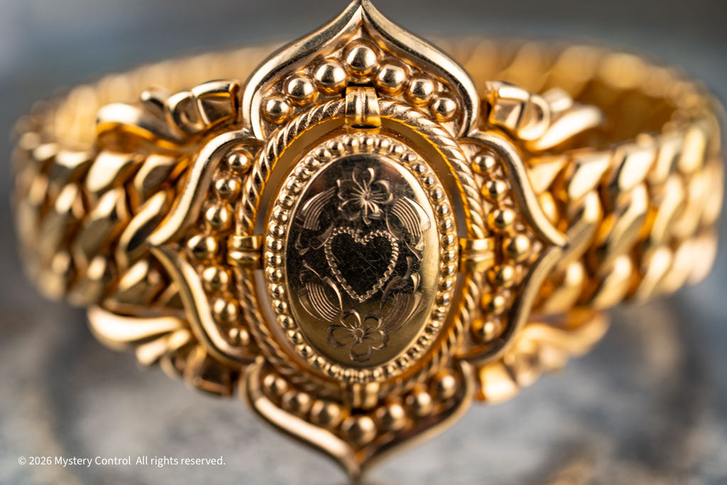 Speidel Gold-Filled Sweetheart Expansion Bracelet - 1940s