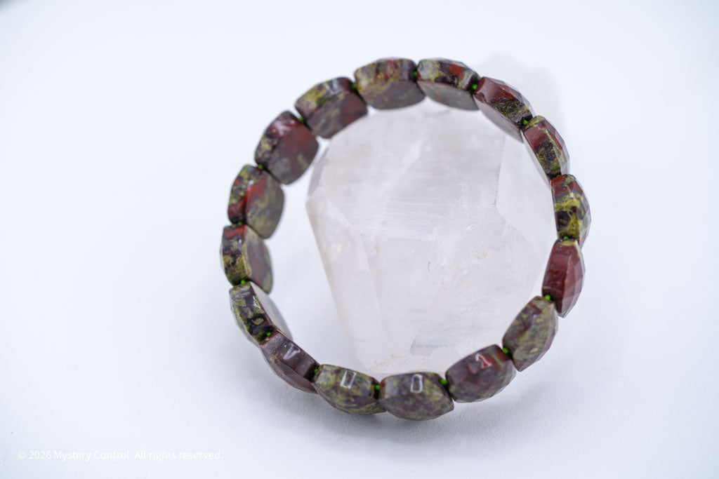Dragon Blood Jasper "Dragon Scale" Bracelet