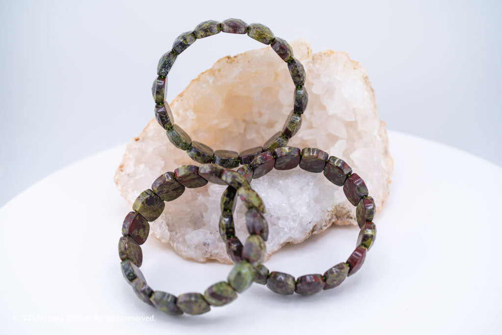 Dragon Blood Jasper "Dragon Scale" Bracelet
