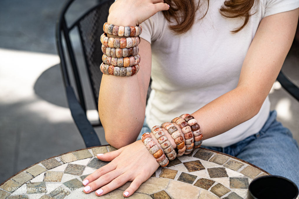 Moroccan Fossil Coral Bracelet