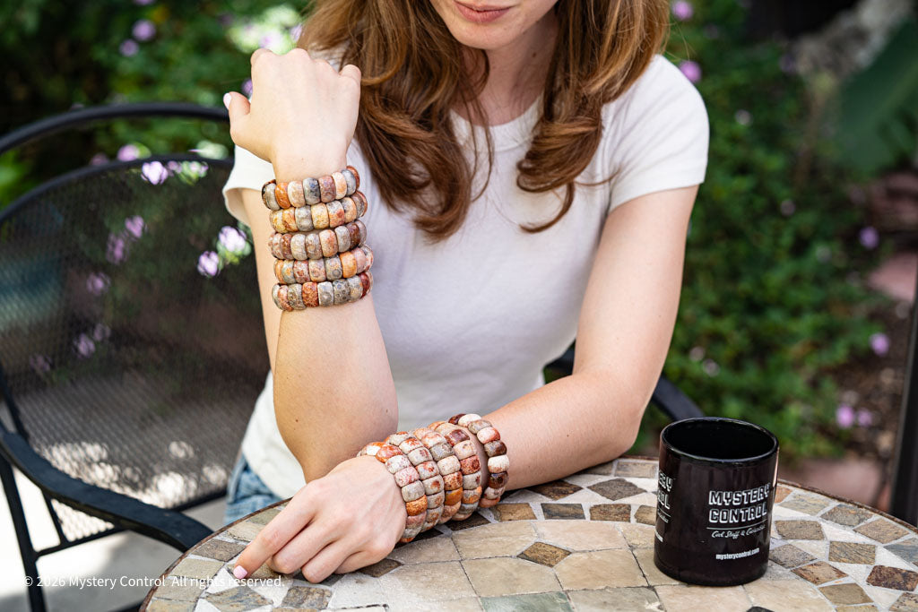 Moroccan Fossil Coral Bracelet