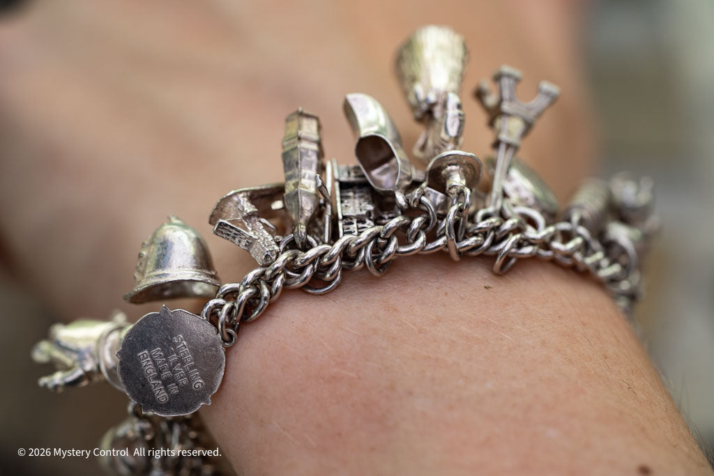 English Girl's 1960s Grand Tour Charm Bracelet
