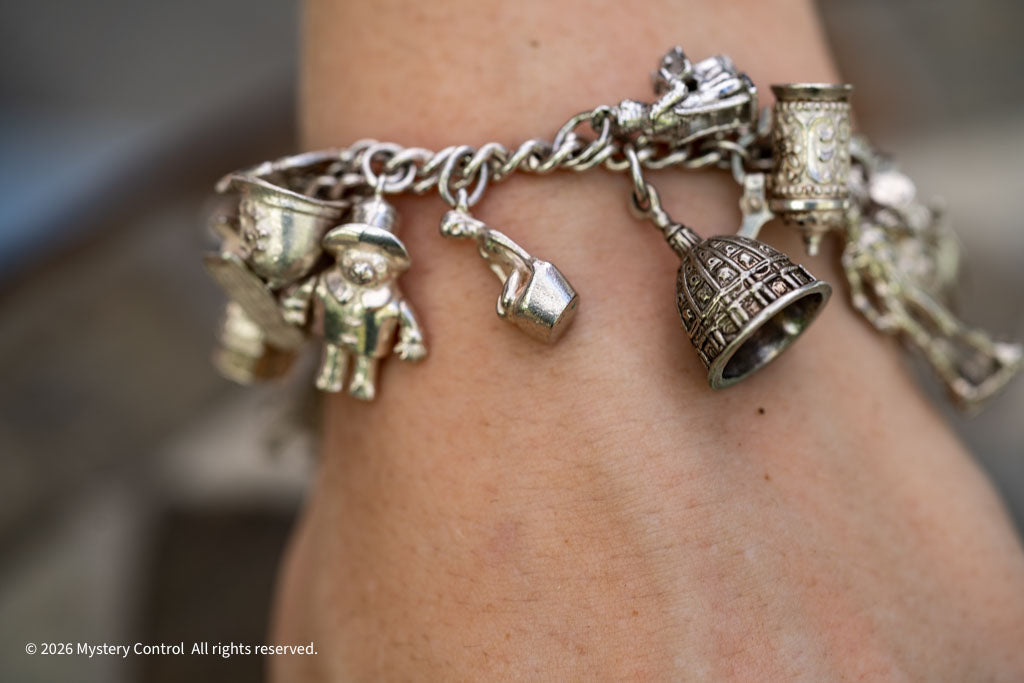 English Girl's 1960s Grand Tour Charm Bracelet