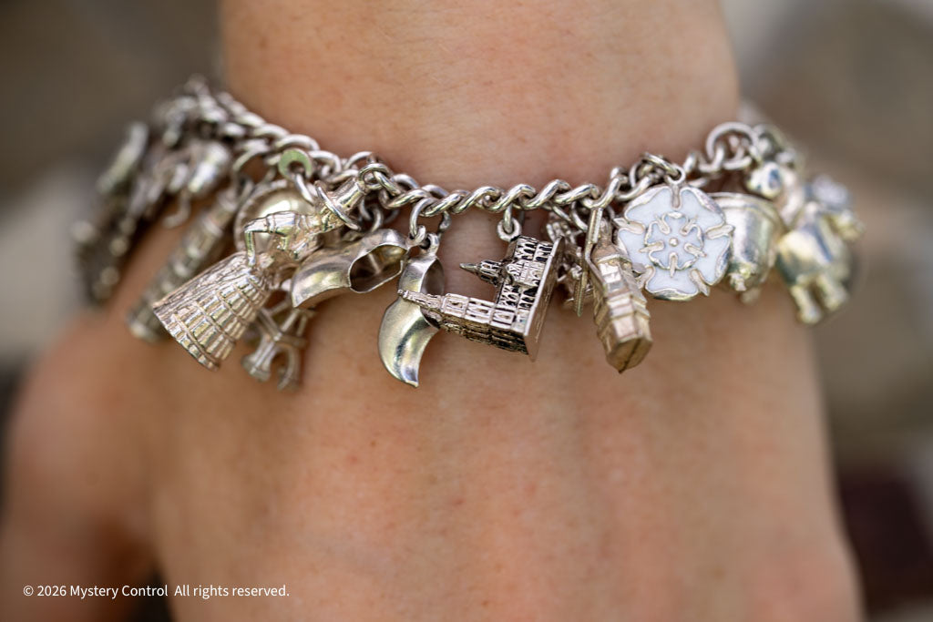 English Girl's 1960s Grand Tour Charm Bracelet