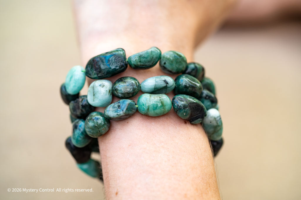 Polished Emerald Bracelet