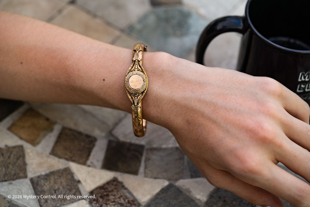 Secret Compartment Yellow & Rose Gold-Filled Bracelet
