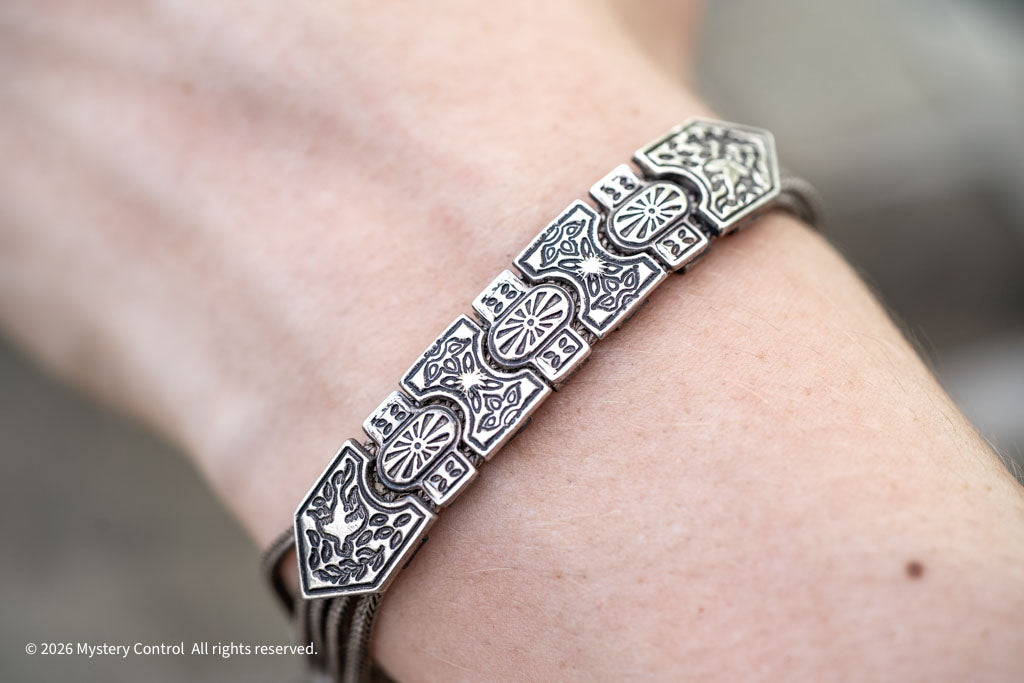 Los Castillo 925 Silver Maille Bracelet