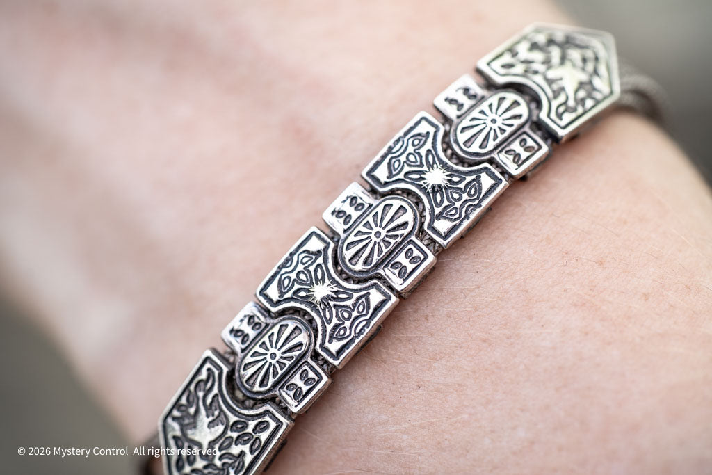 Los Castillo 925 Silver Maille Bracelet