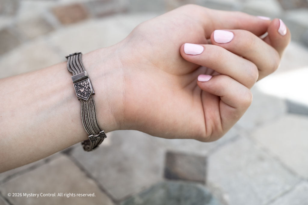 Los Castillo 925 Silver Maille Bracelet