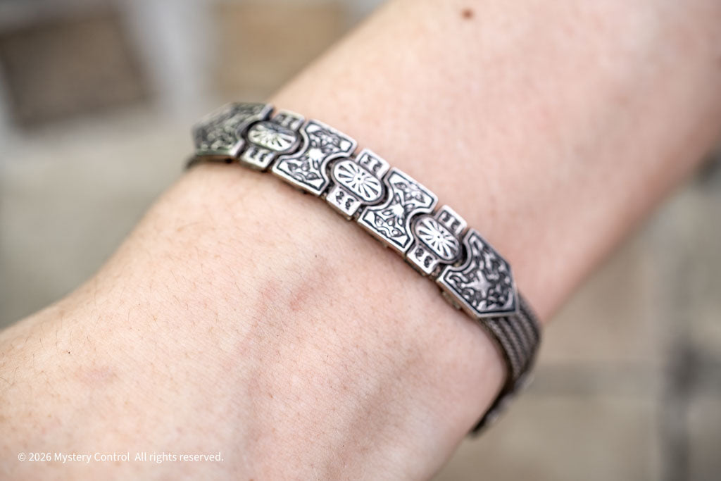 Los Castillo 925 Silver Maille Bracelet