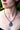 Chrysanthemum Stone 14K GF & Leather Necklace