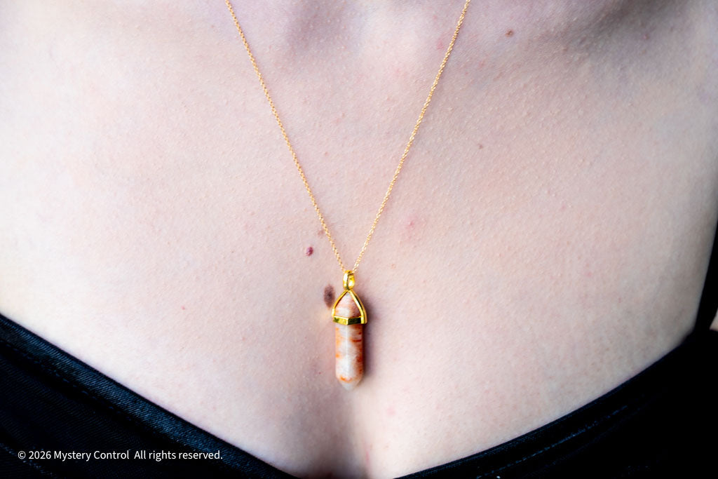 Moroccan Fossil Coral Point & 14K Gold-Filled Necklace