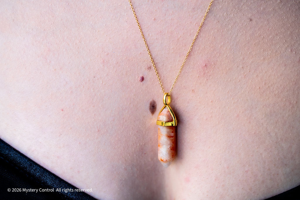 Moroccan Fossil Coral Point & 14K Gold-Filled Necklace