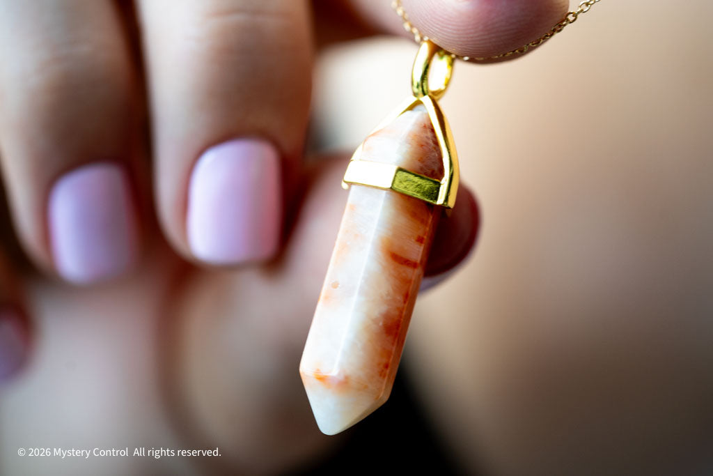 Moroccan Fossil Coral Point & 14K Gold-Filled Necklace
