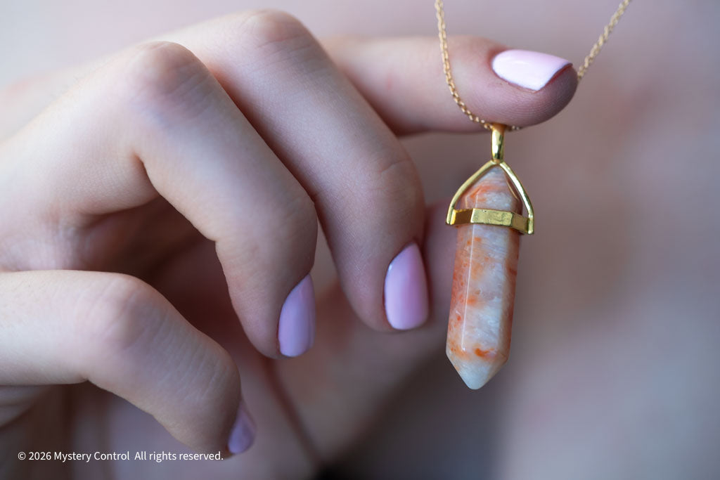 Moroccan Fossil Coral Point & 14K Gold-Filled Necklace