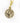 Moroccan Dinosaur Bone with 14K Gold-Filled 925 Silver Charm Necklace