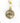 Moroccan Dinosaur Bone with 14K Gold-Filled 925 Silver Charm Necklace