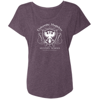 University Magickus School Emblem Women's Relaxed Scoopneck Tee