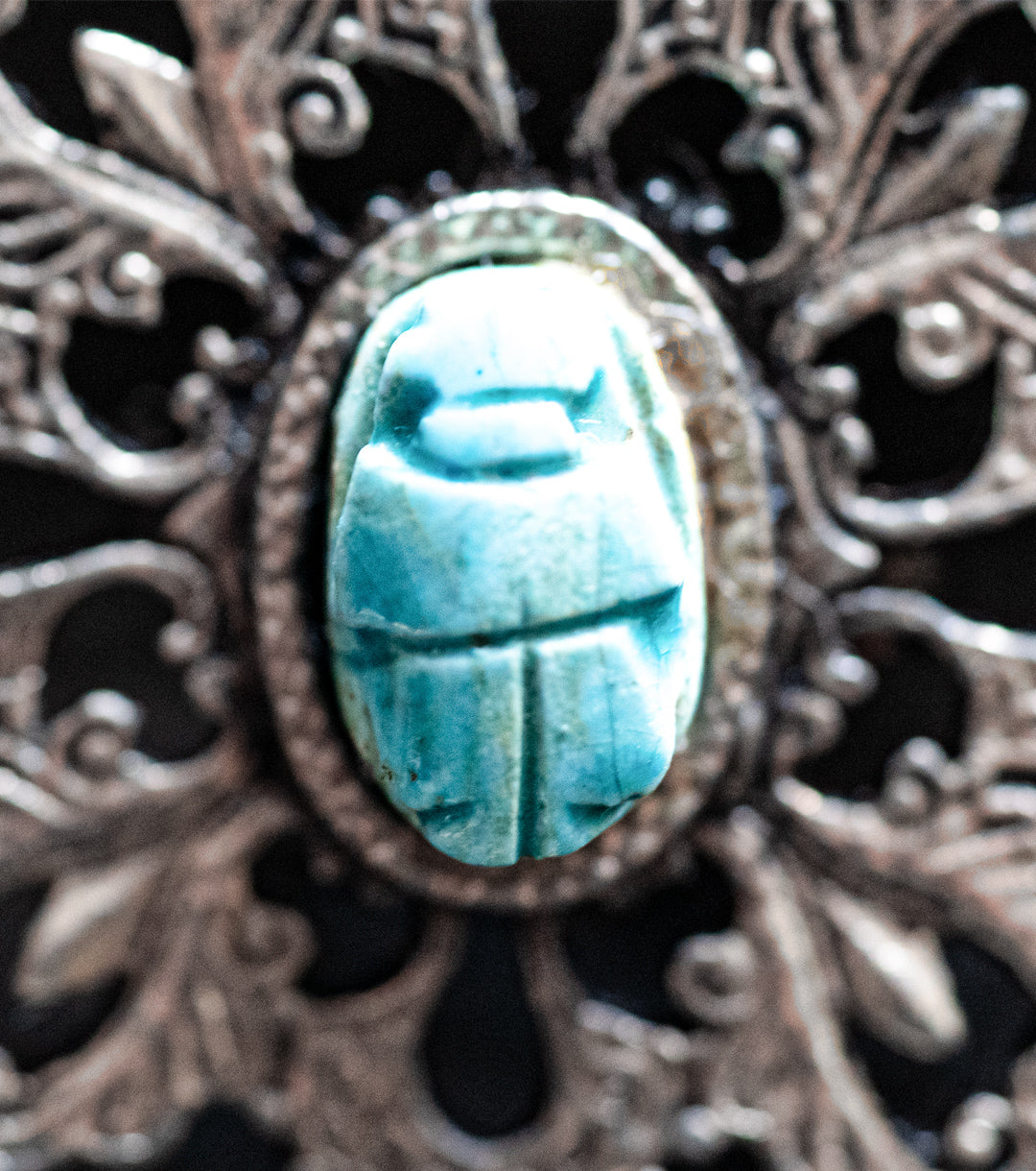 Egyptian Scarab Brooch