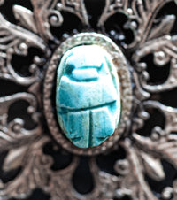Egyptian Scarab Brooch