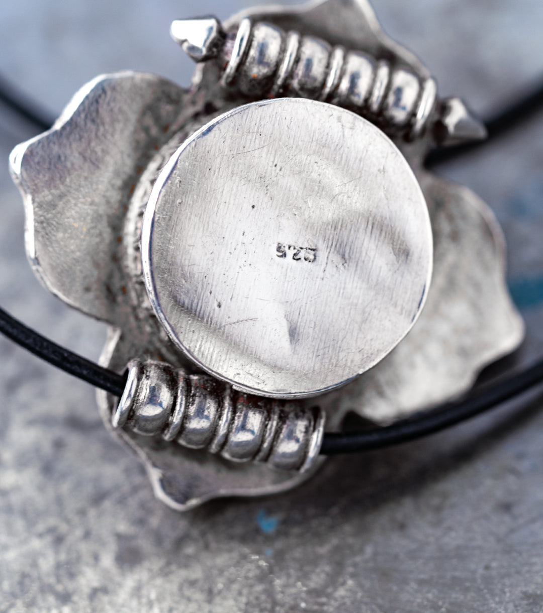 Tibetan Gau Box Necklace in 925 Silver