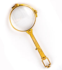 Gold Filled Lorgnette with Retractible Lenses