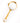 Gold Filled Lorgnette with Retractible Lenses