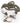 Albert Watch Chain in 925 Silver & Gold-Fill
