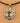 Midsommar Gold Sun Meteorite 925 Silver & Leather Necklace