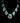 Green Onyx and Sterling Silver Necklace