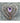 Vintage 925 Silver Multi-Gem Heart Brooch