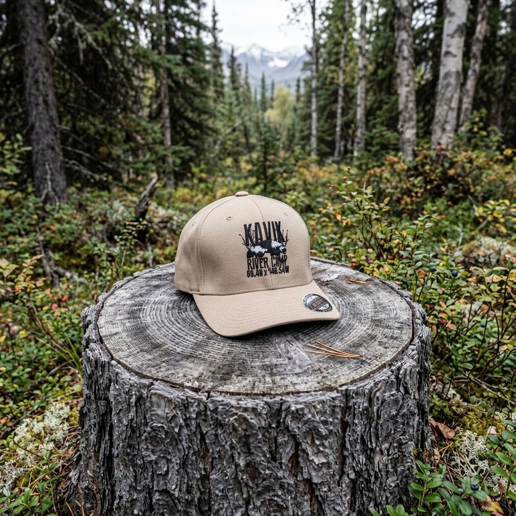 Kavik River Camp Wolverine Logo Baseball Cap