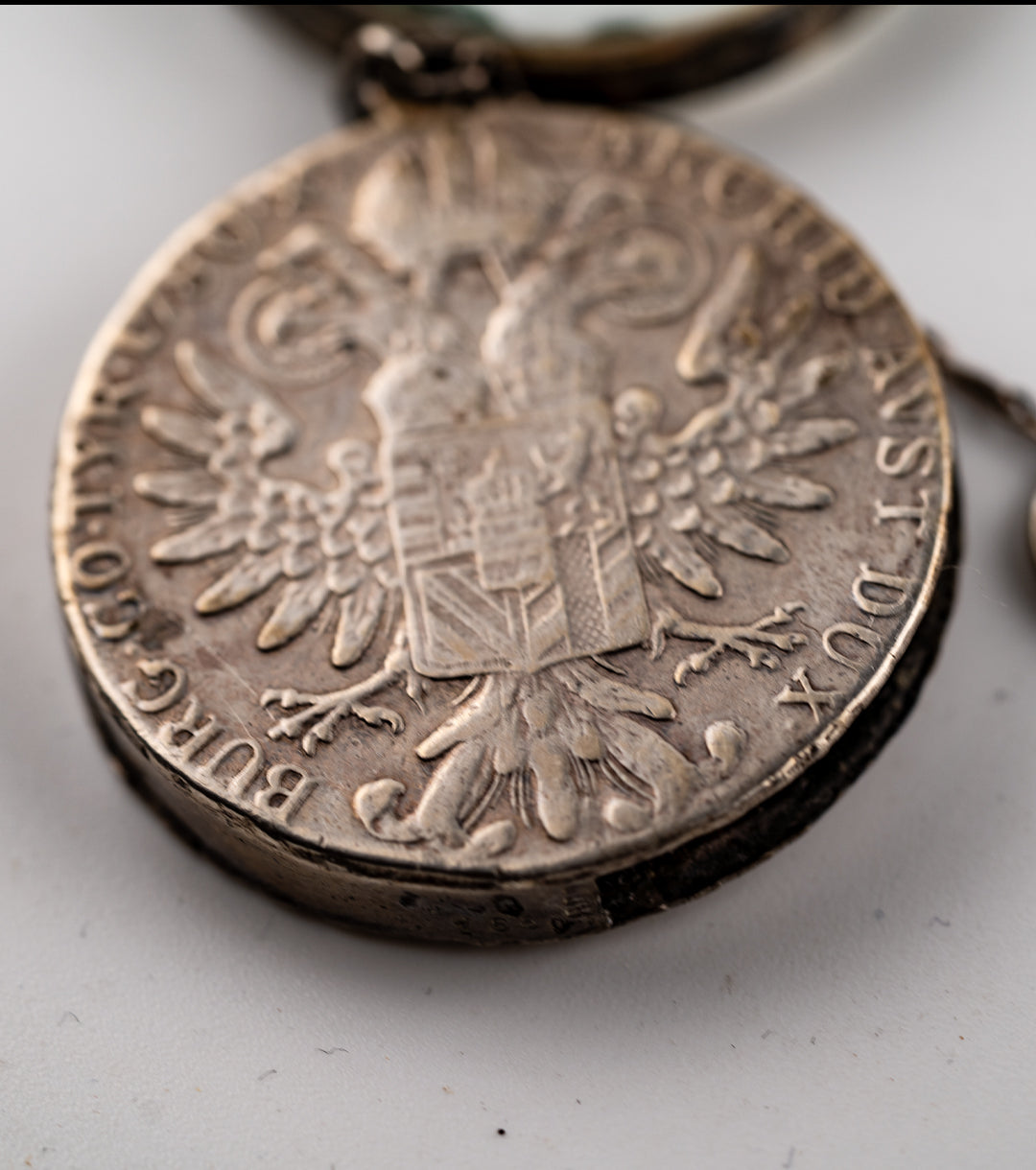 Empress Maria Theresa of Austria Thaler Quizzing Glass c. 1780