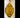 Gold-Filled Antique Question Mark  pendant Necklace with intricate design on a white background