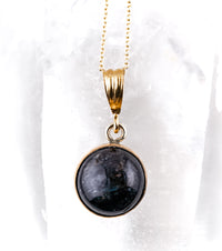 Sorcerer's Stone Pendant Necklace in 14K Gold & 925 Silver