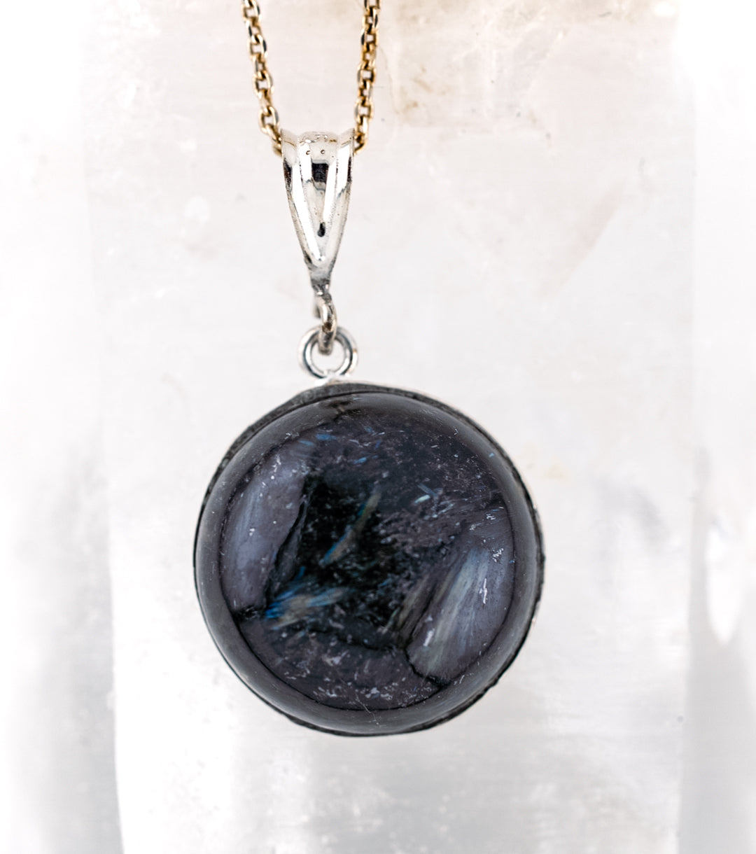 Sorcerer's Stone Pendant Necklace in 14K Gold & 925 Silver