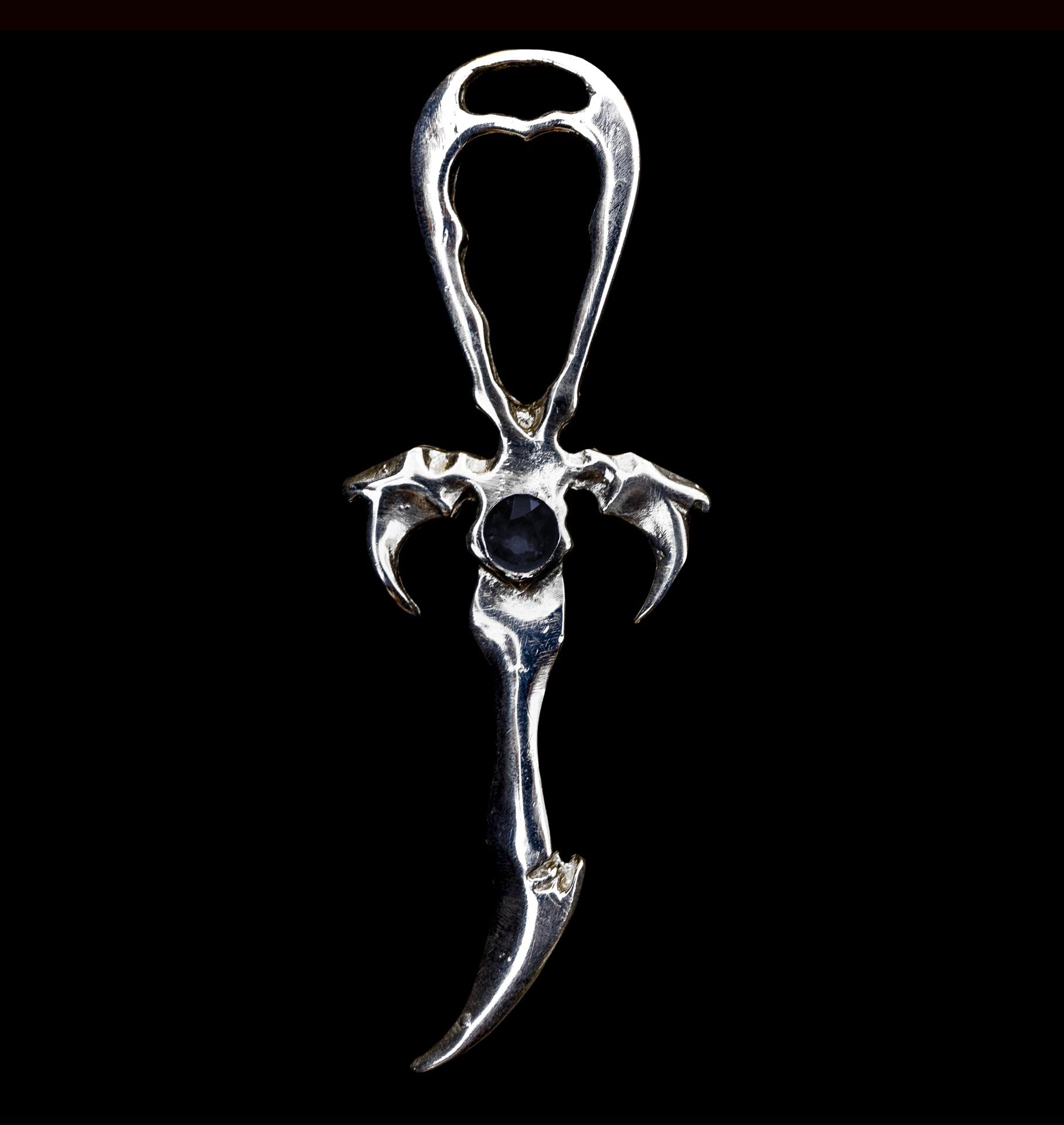 Mystery Control x Endless Night - Black Onyx & 925 Silver 2nd Generation Vampire Legacy Ankh Deluxe Edition