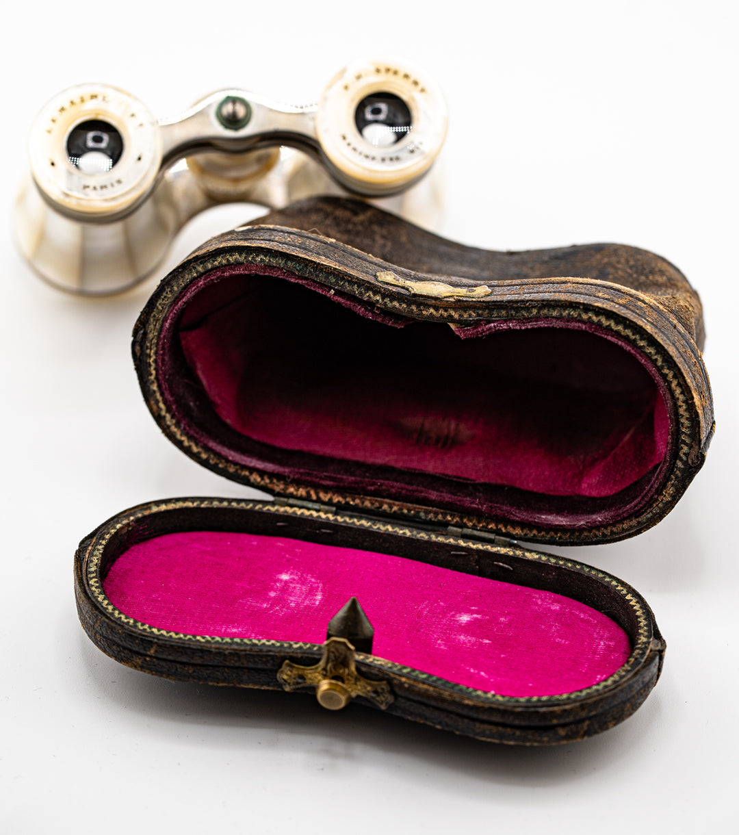 P.H. Sperry Victorian Silver & Mother of Pearl Marinette Opera Glasses