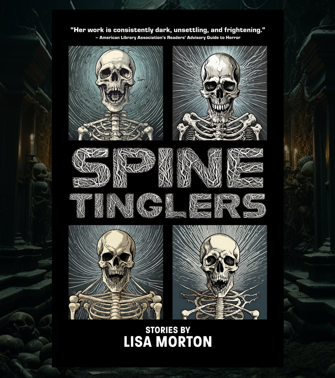 Special Offer! Spine Tinglers by Lisa Morton, Signed by Author PLUS "Spiny Pen"