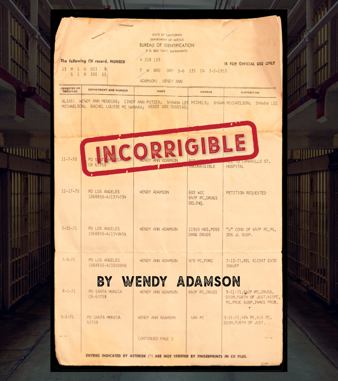 Incorrigible by Wendy Adamson