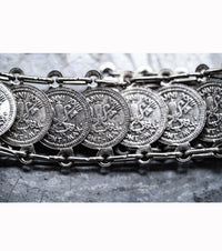 1958 John XXIII Vatican Silver Coin Bracelet