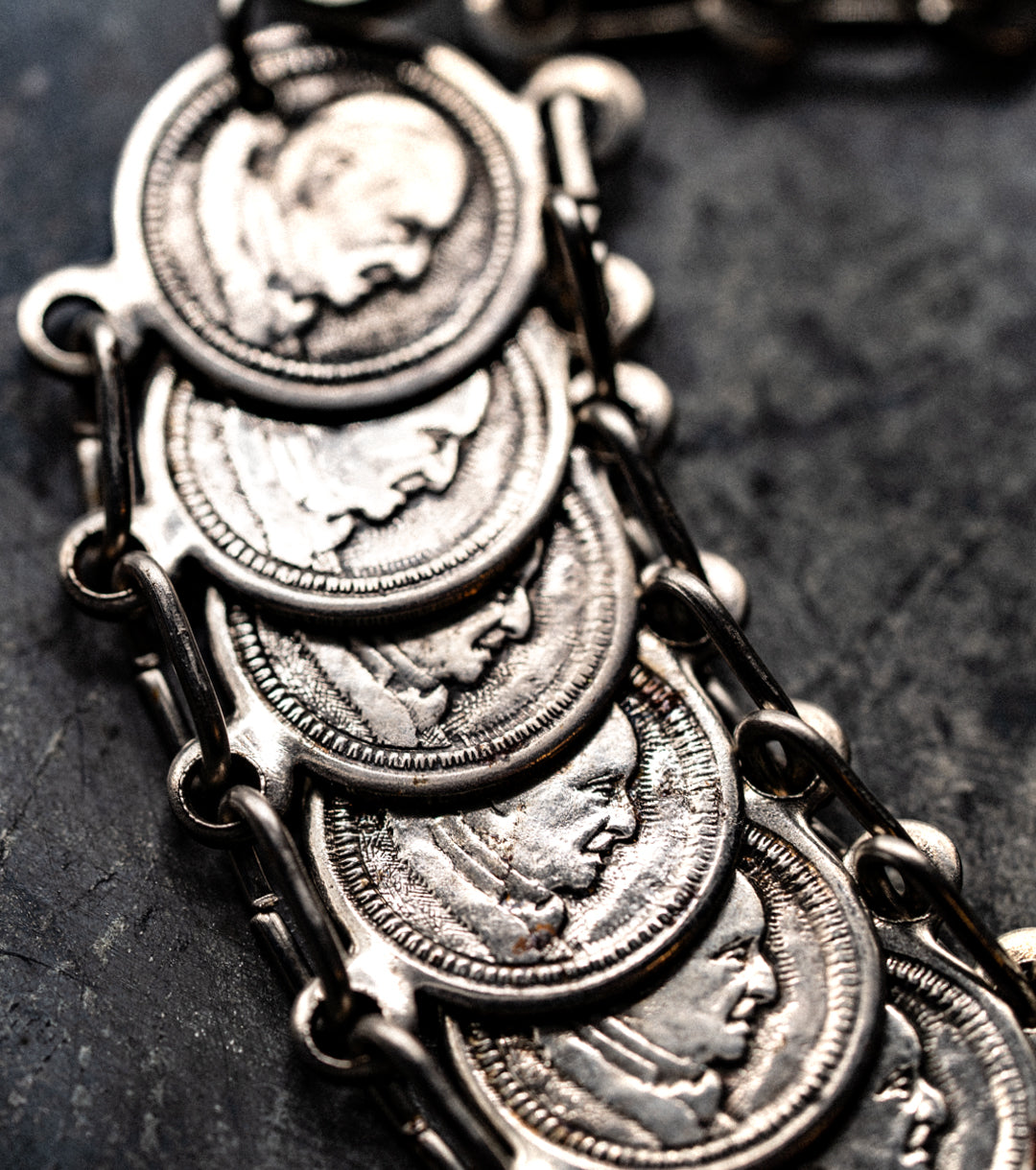 1958 John XXIII Vatican Silver Coin Bracelet