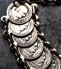 1958 John XXIII Vatican Silver Coin Bracelet