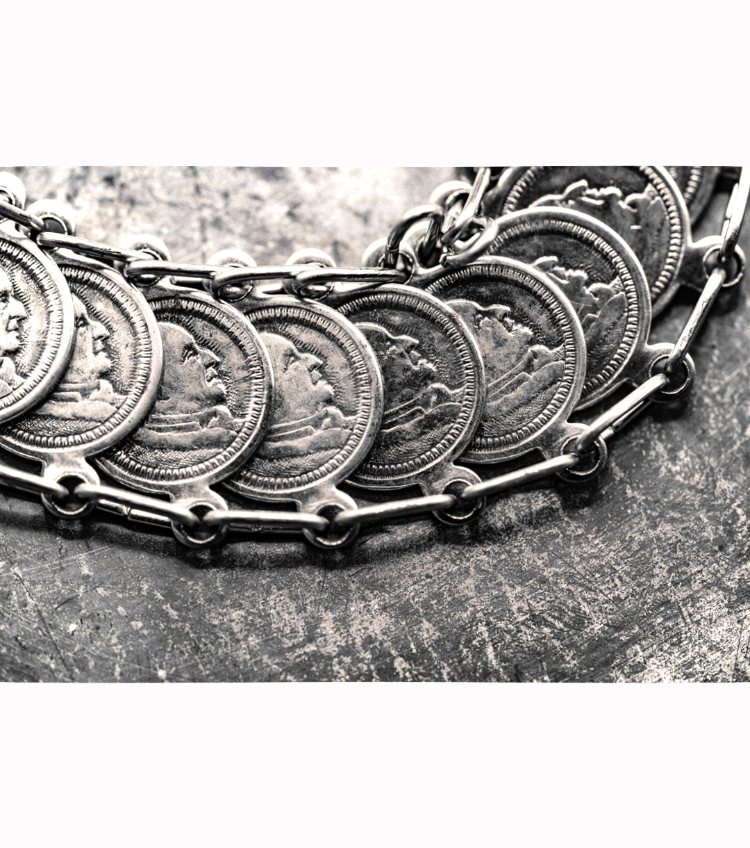 1958 John XXIII Vatican Silver Coin Bracelet