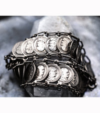 1958 John XXIII Vatican Silver Coin Bracelet