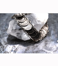 1958 John XXIII Vatican Silver Coin Bracelet