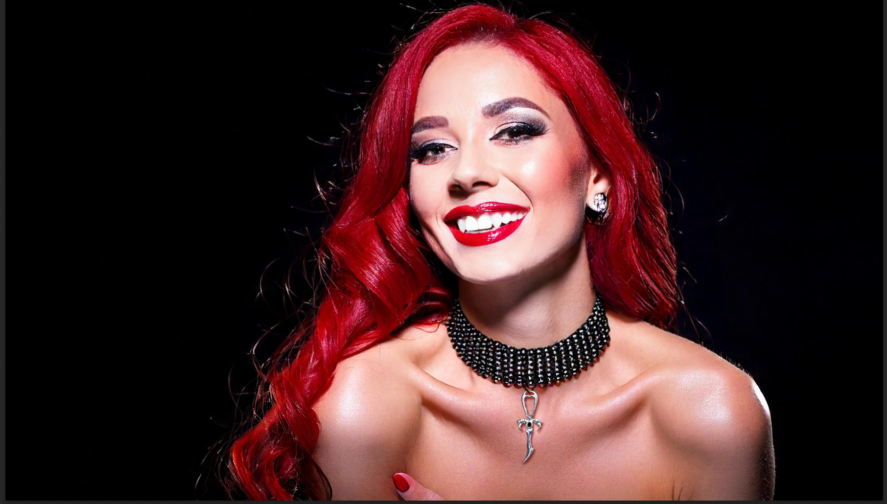 Black Diamond & 925 Silver Vampire Ankh - Mystery Control x Endless Night