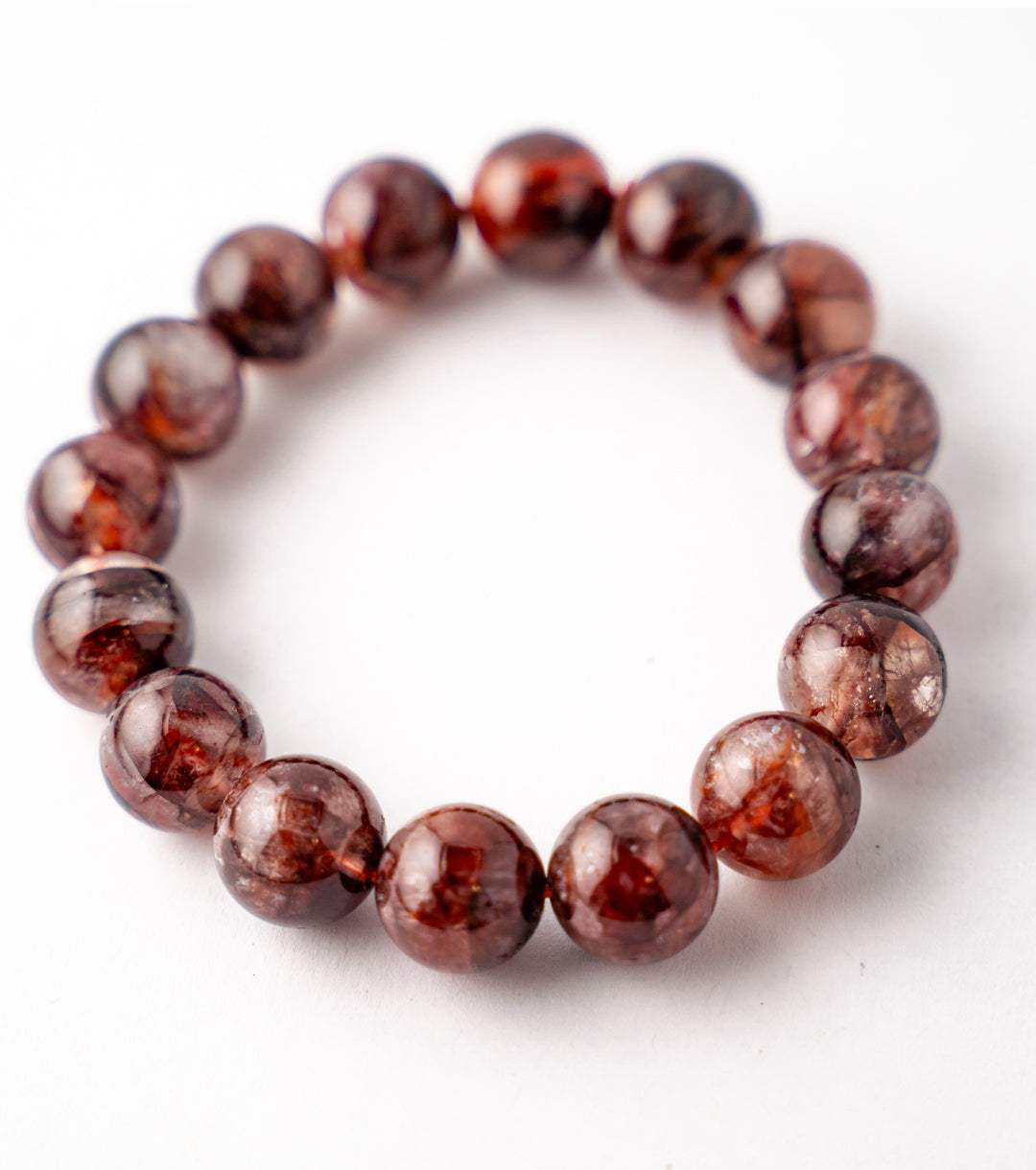 Vampire Quartz/ Red Fire Quartz Bracelet