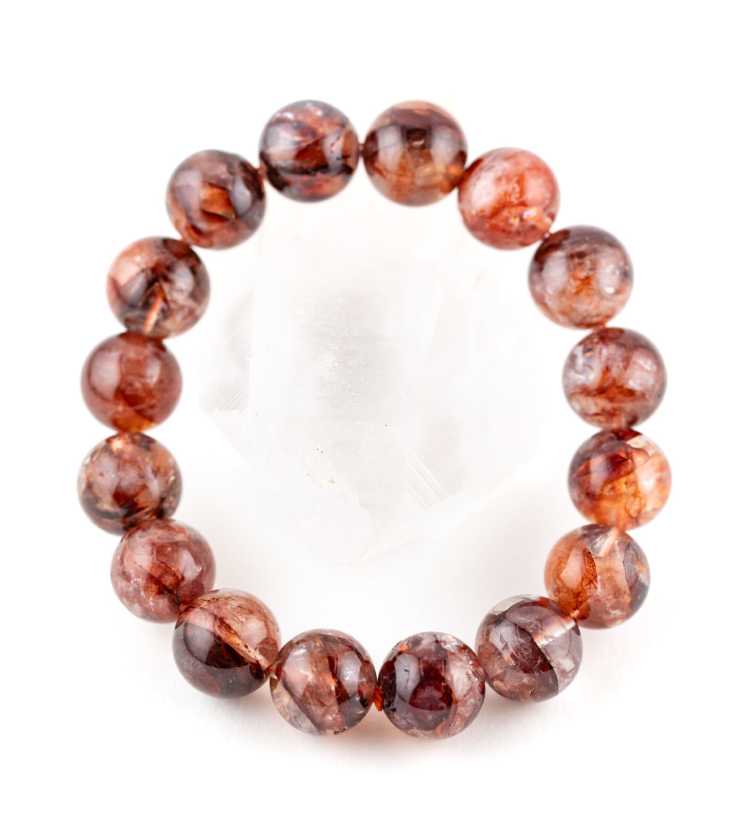 Vampire Quartz/ Red Fire Quartz Bracelet